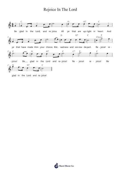 Rejoice In The Lord Sheet Music by Mary Servoss/J McGranahan-Arr.Kyleret Earlkyle