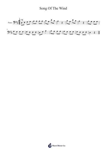 Song Of The Wind Sheet Music by Misc Traditional-Arr.Pricehe