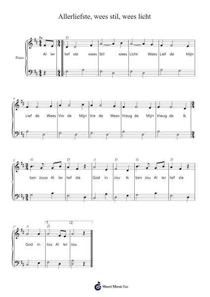Allerliefste, wees stil, wees licht Sheet Music by Carine-Arr.Temky Pisoll