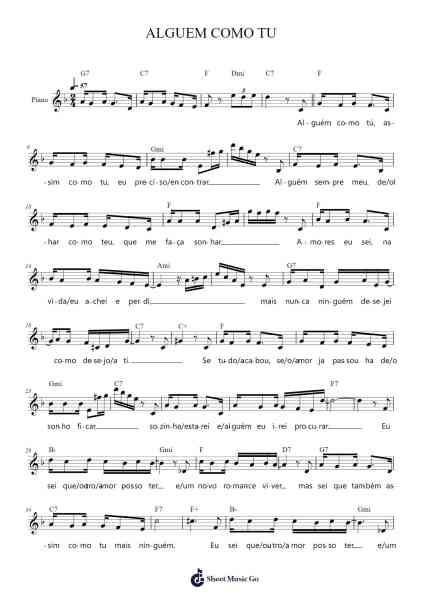 ALGUEM COMO TU Sheet Music by Jose María Abreu-Arr.Virgreg