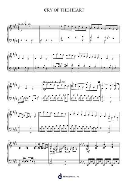 CRY OF THE HEART Sheet Music by Michael W. Smith-Arr.Fantus