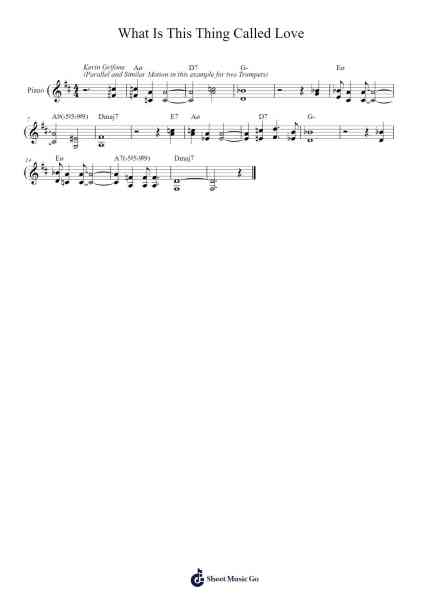 What Is This Thing Called Love Sheet Music by Ella Fitzgerald-Arr.Hoodlyle Joyyoung