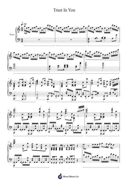 Trust In You 乐谱由 Sweet ARMS - 编曲 Cugue Vebriel