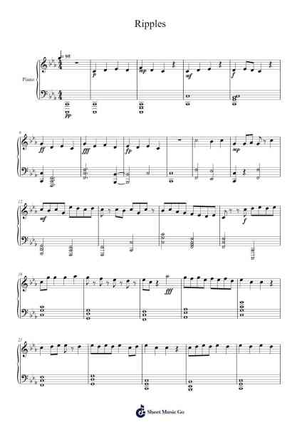 Ripples Sheet Music by Odesid Xapy-Arr.Kawar Rusfrank