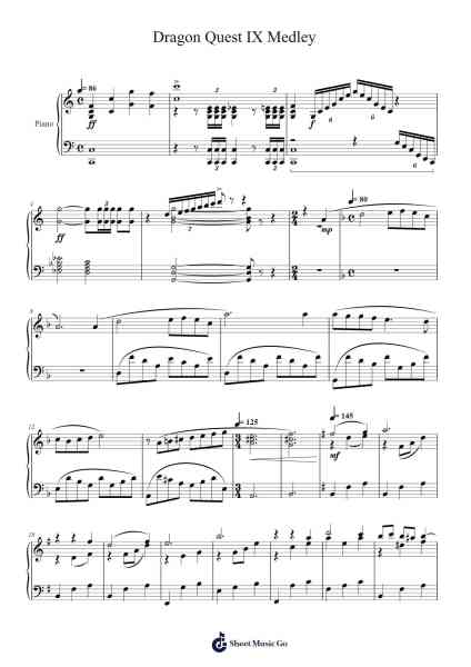 Dragon Quest IX Medley Sheet Music by Koichi Sugiyama-Arr.Hughtram Simpsel