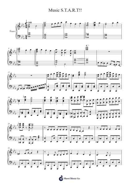 Music S.T.A.R.T!! Sheet Music by -Arr.Otnold