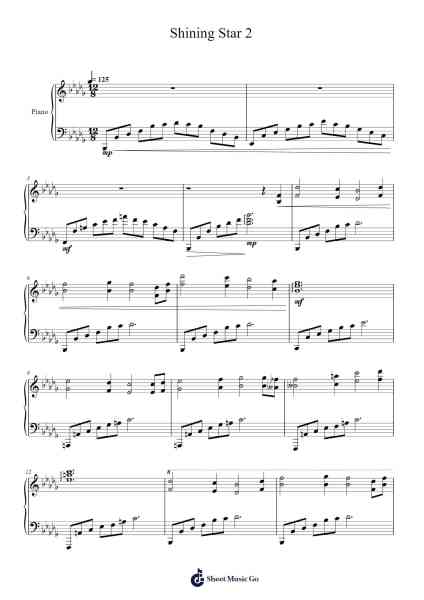 Shining Star 2 Sheet Music by Masao Aichi-Arr.Joshjean
