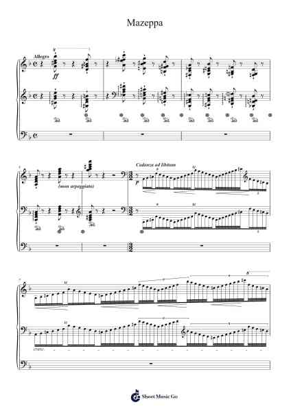 Mazeppa, S.138 Sheet Music by Franz Liszt-Arr.Hagpold