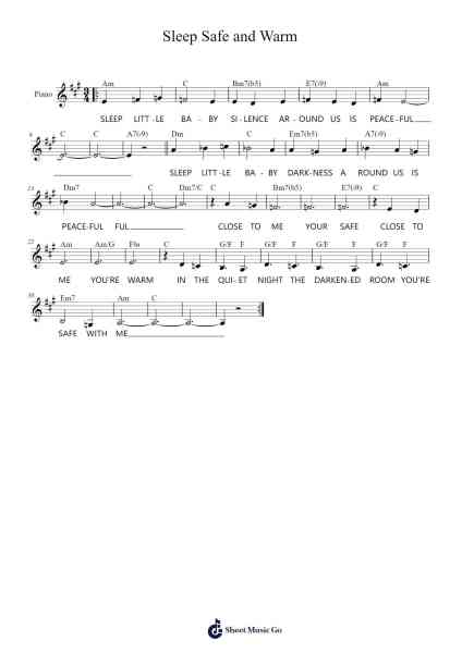Sleep Safe and Warm (from Rosemary's Baby) Sheet Music by Krzysztof Komeda-Arr.Lowell