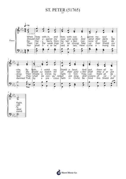 Christ the Believer's Shield Sheet Music by Alexander Robert Reinagle-Arr.Poshua Xansweet