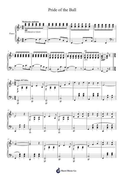 Pride of the Ball Sheet Music by Hans Christian Verner-Arr.Lambharine Ryphens