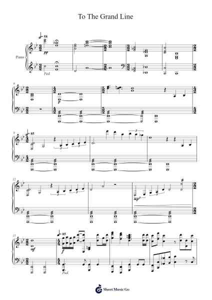 To The Grand Line Sheet Music by Ike Neeley-Arr.Ellyle Hunrhys