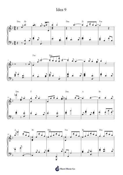 Idea 9 Sheet Music by Gibran Alcocer-Arr.Thornle