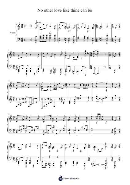 No Other Love Like Thine Sheet Music oleh Isaac Watts-Arr.Sywatt
