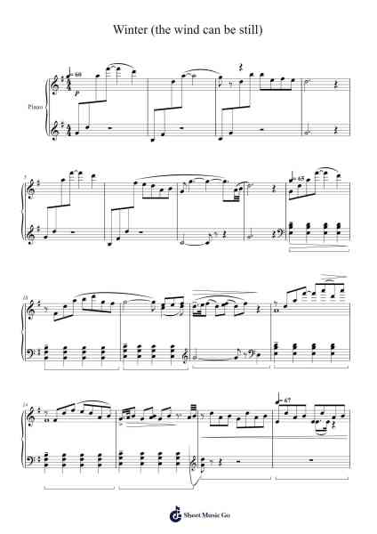 Winter (the wind can be still) 樂譜由 Eric Barone - 編曲 Leighborn