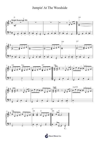 Jumpin' At The Woodside Sheet Music by Chet Atkins-Arr.Cotphrey