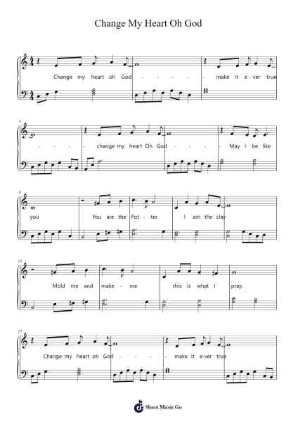 Change My Heart Oh God Sheet Music by Eddie Espinosa-Arr.Diaben Shelwilde