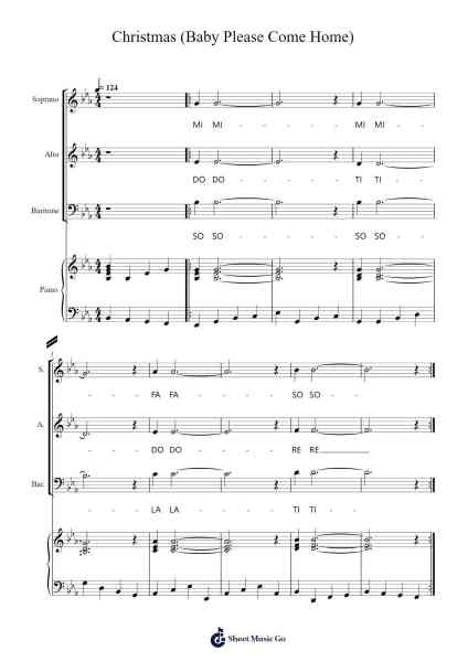 Christmas (Baby Please Come Home) Sheet Music by Darlene Love-Arr.Corrie