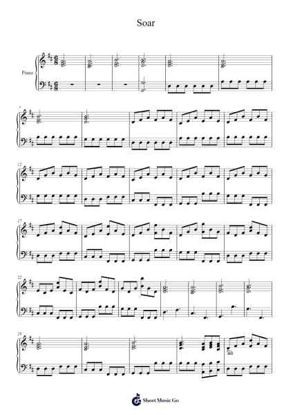 Soar Sheet Music by Seanden Sinses-Arr.Bilsa Montlaw