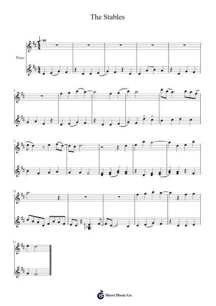 The Legend of Zelda: Breath of the Wild - The Stables Sheet Music by Misc Computer Games-Arr.Alickthodore