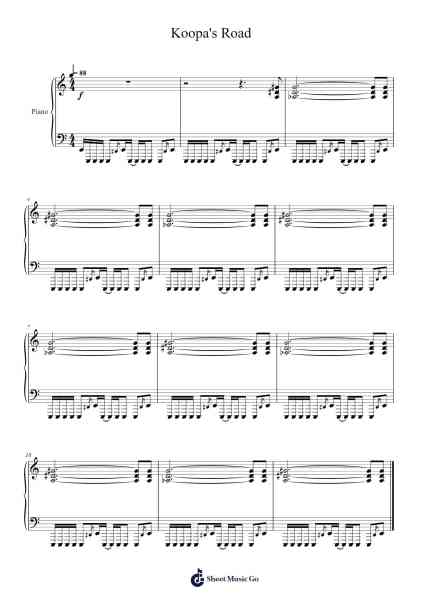 Koopa's Road Sheet Music by Koji Kondo-Arr.Kirkjoel