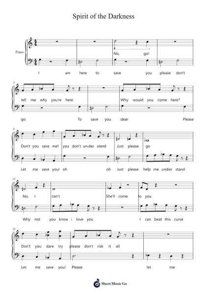 Spirit of the Darkness Sheet Music by Camille Shoals-Arr.Poundrett Lonlon