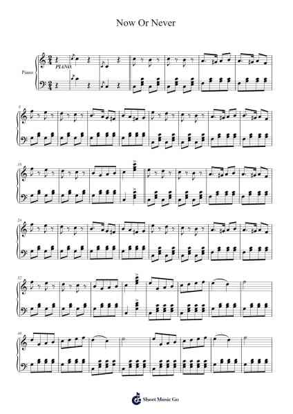 Now or Never Galop Sheet Music by William H. Dana-Arr.Hudfitch Terleign