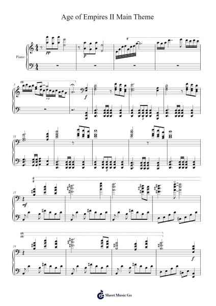 Age of Empires II Main Theme Sheet Music by Stephen Rippy/Kevin McMullan-Arr.Carldith Saxdunn