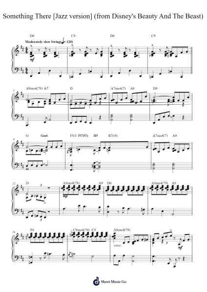 Something There (from Disney's Beauty And The Beast) Sheet Music by Alan Menken-Arr.Nodric