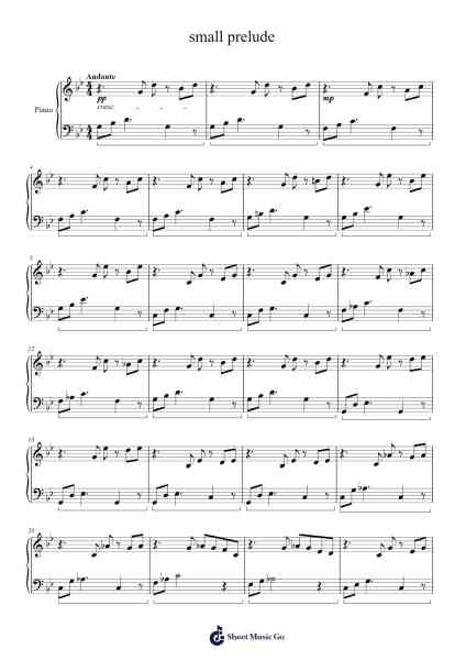 Prelude in C Major, BWV 846 Sheet Music by Johann Sebastian Bach-Arr.Bobgy