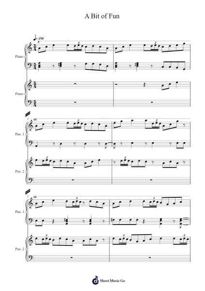 A Bit of Fun Sheet Music by Thomas Brunet-Arr.Warge