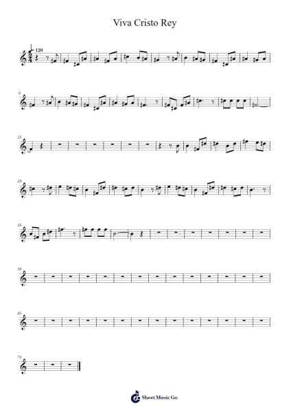 Viva Cristo Rey Sheet Music by Unknown author-Arr.Sanprice