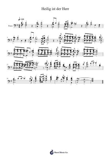 Heilig ist der Herr 楽譜 by undefined-Arr.Dwightharte Phijoyce