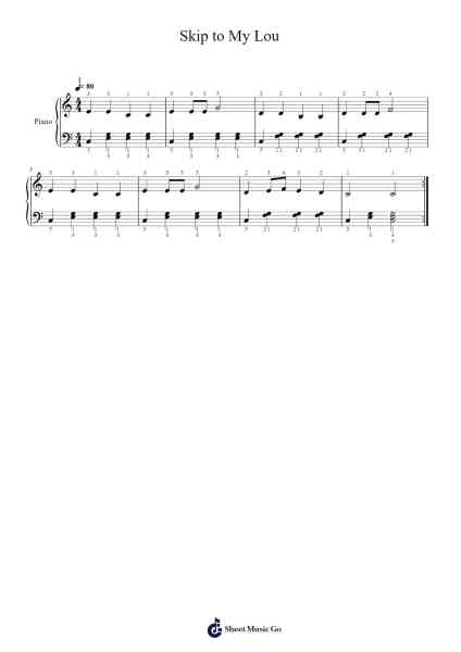 Skip to My Lou 樂譜由 Tommie N. Carter, Jr. - 編曲 Chrismay Penniah
