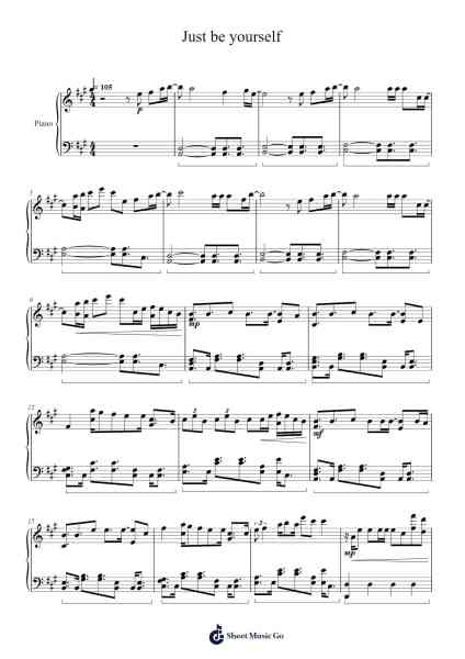 Just be yourself Sheet Music by TWICE-Arr.Ivessid