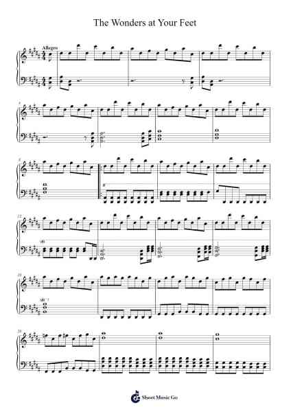 The Wonders at Your Feet 楽譜 by Dark Tranquillity-Arr.Pullzie Willmiles