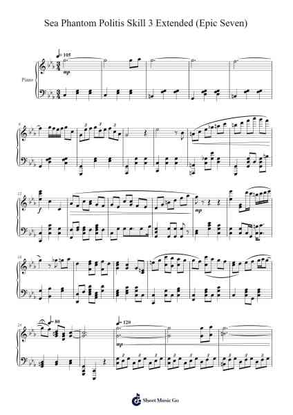Sea Phantom Sheet Music by Rynaki-Arr.Coto