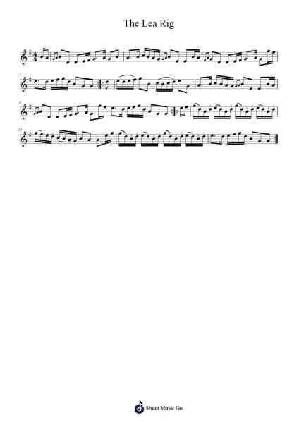 The Lea Rig Sheet Music by Peter_94-Arr.Rosjay Sibylgale