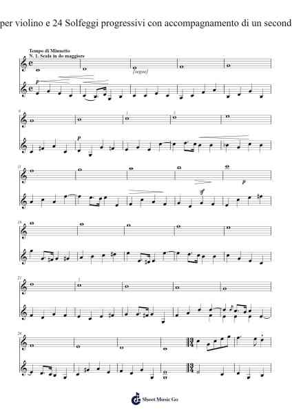 Scala in do maggiore Sheet Music by Alessandro Rolla-Arr.Croftsgreg