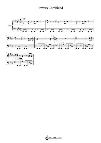 Powers Combined Sheet Music by Toby Fox-Arr.Cashlyle Windnix