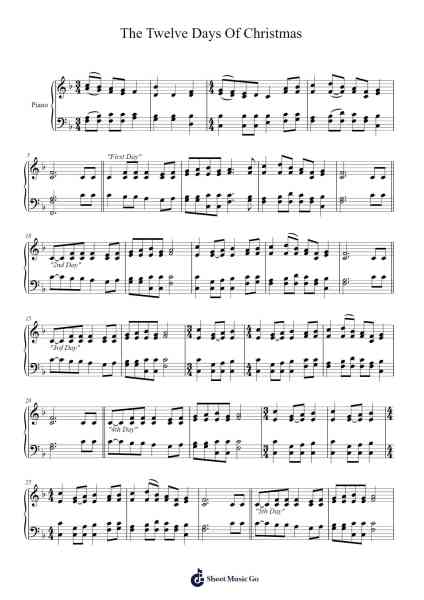The Twelve Days Of Christmas Sheet Music by Béla Fleck and The Flecktones-Arr.Porhue Foxchey