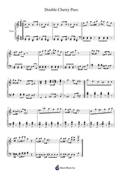 Double Cherry Pass Sheet Music by Koji Kondo-Arr.Wattsh