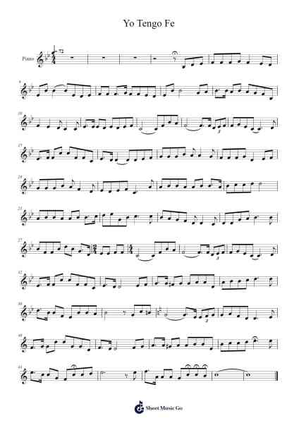 Yo Tengo Fe Sheet Music by -Arr.Haletra Kimstone