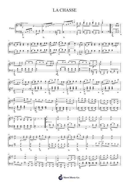 Songs Without Words, Op. 19 No. 3 "Hunting Song" (La Chasse) Sheet Music by Felix Mendelssohn-Arr.Wilhelfred