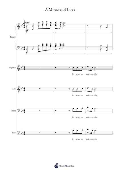 A Miracle of Love Sheet Music by Ira Katriel Nunag-Arr.Twainsel