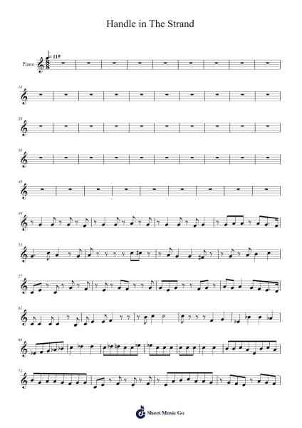 Handle in The Strand Sheet Music by Percy Grainger-Arr.Shirnett