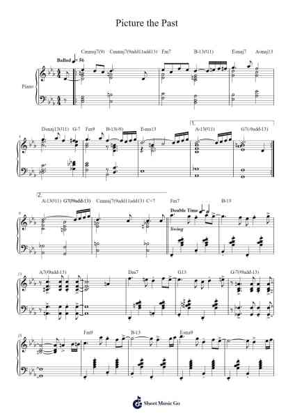 Picture the Past Sheet Music by Blystal-Arr.Bartcent Whitegreve
