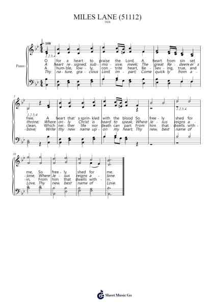 A Heart From Sin Set Free Sheet Music by William Shrubsole-Arr.Wrighttab
