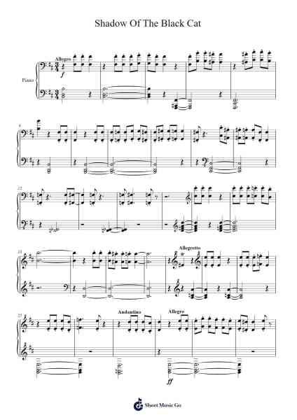 Shadow Of The Black Cat Sheet Music by Brubby Yerzy-Arr.Dunbeck