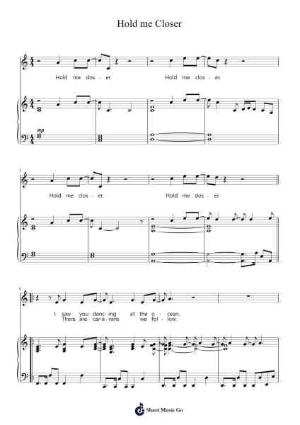 Hold me Closer Sheet Music by Elton John-Arr.Keatspritt Cofyet